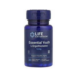 Витаминно-минеральный комплекс Life Extension L-эрготионеин и молодость, 5 мг, Essential Youth L-Ergothioneine, 30 вег (LEX-24313)
