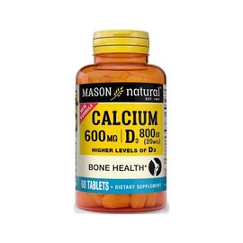 Минералы Mason Natural Кальций 600 мг с Витамином D3 800 МЕ, Calcium 600 mg with Vitamin D3 800 IU, 6 (MAV17135)