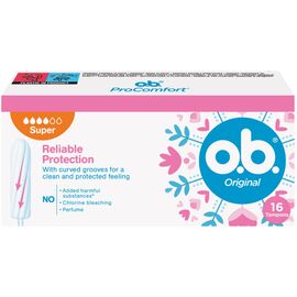 Тампоны o.b. Original Super 16 шт. (3574660089332/3574661350141)