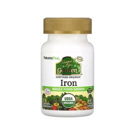 Минералы Natures Plus Железо, 18 мг, Source of Life Garden, Iron, 30 вегетарианских капсул (NAP-30736)