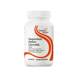 Витаминно-минеральный комплекс Seeking Health Магний малат, 100 мг, Magnesium Malate, 100 жевательных таблеток (SKH-52065)