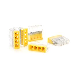 Соединитель кабеля 4-pin самозажимна аналог WAGO К773-204, 50штпак Voltronic (K204/50)