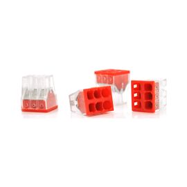 З'єднувач кабелю 6-pin самозажимна аналог WAGO К773-206, 15штпак Voltronic (К206/15)