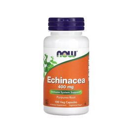 Трави Now Foods Ехінацея, 400 мг, Echinacea, 100 вегетаріанських капсул (NOW-04660)