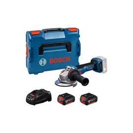 Шлифовальная машина Bosch GWS 18V-11 125мм, 18В, 2x5Ah, 0-9000об/мин, 1.7кг, кейс (0.601.9N4.103)