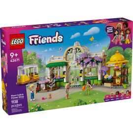 Конструктор LEGO Friends Кофейня с растениями и цветочный магазин и кофейня с растениями (42671)