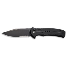 Ніж Civivi Cogent Serrated, Black G10, Darkwash (C20038E-1)