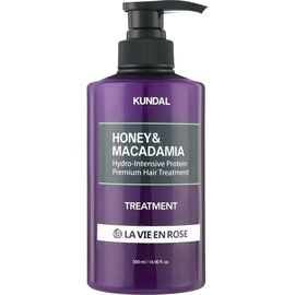 Маска для волосся Kundal Honey & Macadamia Protein Hair Treatment La Vie En Rose 500 мл (8809693251728)