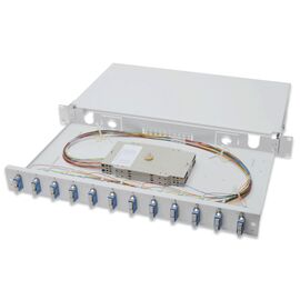 Патч-панель 1U 19", 12xSC Duplex, OS2, зібрана Digitus (DN-96321/9)