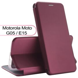 Чехол для мобильного телефона BeCover Exclusive Motorola Moto G05 / E15 Red Wine (713518)