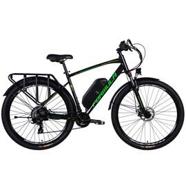 Электровелосипед Formula 28" eCURSOR MAN DD рама-20" 48B 12,5А*г 500Вт чорно-зелений 2025 (ELB-FR-28-020)
