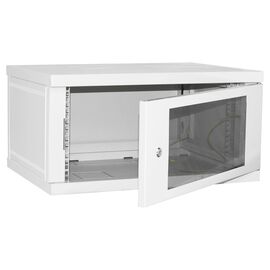 Шафа настінна Ipcom 4U, 600*350, RAL7035 (СН-4U-060х035-ДС-7035)