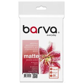 Фотобумага Barva 10x15, 220 g/m2, Everyday, Matte, double-sided, 20c (IP-BE220-384)