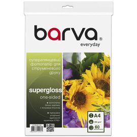 Фотопапір Barva A4, Everyday, supergloss, 260 g/m2, 60c (IP-RE260-392)
