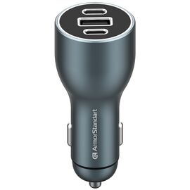 Зарядний пристрій Armorstandart Resolute Power ASPP-21 120W 2xUSB-C, 1xUSB-A (ARM70026)