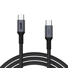 Дата кабель USB-C to USB-C 1.0m PD 100W black-grey Armorstandart (ARM69370)