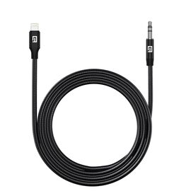 Кабель мультимедийный Lightning to 3.5mm M 1.0m black Armorstandart (ARM76889)