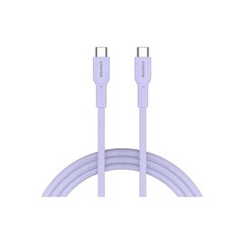 Дата кабель USB-C to USB-C 1.0m OnWire 60CL C-C 60W COLOR Braided 1m Purple Canyon (CND-CCAP60AB10PU)