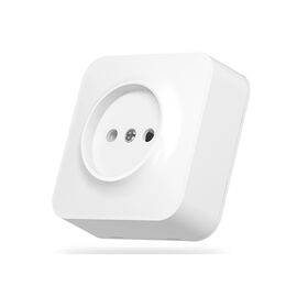 Розетка Videx BINERA IP20 наружная 1ая белая (VF-BNS21-W)