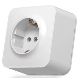 Розетка Videx BINERA IP20 наружная 1ая с заземлением белая (VF-BNS21G-W)