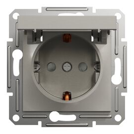 Розетка Schneider Electric ASFORA з кришкою, бронза (EPH3100169)