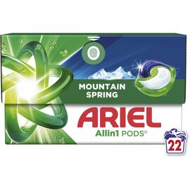 Капсулы для стирки Ariel Pods All-in-1 Горный родник 22 шт. (8700216765466)
