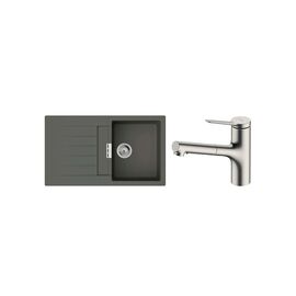 Мойка кухонная Hansgrohe S520-F345 + зміш. Zesis M33 (43356800)