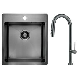 Мийка кухонна Deante Olfato ZPO_D10A + зміш. BQO_D72M (ZPOED10A)