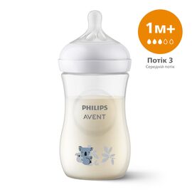 Бутылочка для кормления Philips AVENT Natural Естественный поток Коала 260 мл (SCY903/67)