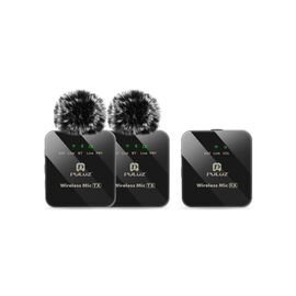 Микрофон Puluz PULUZ 2 TX + 1 RX Wireless black (PU3154B)