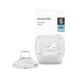 Соска Suavinex силиконовая с носиком, 4 мес. (300843)