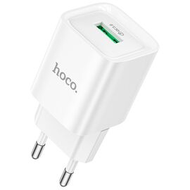 Зарядное устройство HOCO C145A Charm USB QC3.0 White (6942007630214)