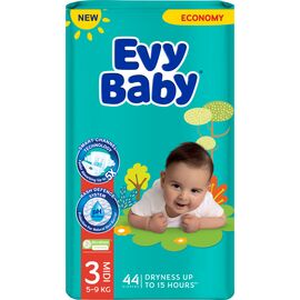 Подгузники Evy Baby Midi Розмір 3 (5-9 кг )44 шт (8683881000240)