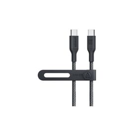 Дата кабель USB-C to USB-C 1.8m 140W bio-nylon 544 black Anker (A80F6H11)