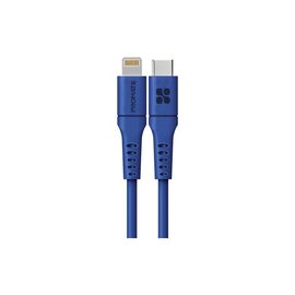 Дата кабель USB-C to Lightning 3.0m 3A PowerLink-300 blue Promate (powerlink-300.blue)