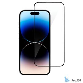 Стекло защитное 2E iPhone 14 Pro Max 2.5D FCFG black (2E-IP-14PM-6.7-SMFCFG-BB)