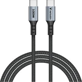 Дата кабель USB-C to USB-C 1.2m 60W black Verbatim (31845)