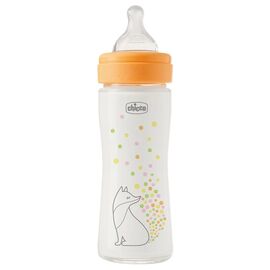 Пляшечка для годування Chicco Perfect Easy силіконова, від 0+ міс. повільний потік 240 мл, (20252.10)