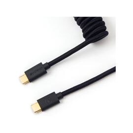 Дата кабель USB 2.0 AM to USB-C 1.36m Coiled black Keychron (CABB_KEYCHRON)