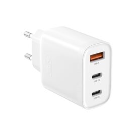 Зарядний пристрій XO L117 2xUSB-C PD45W + 1xUSB-A QC3.0 White (L117.white)