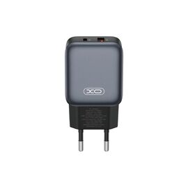 Зарядний пристрій XO L154 USB-C PD20W + USB-A QC3.0 Black (L154.black)