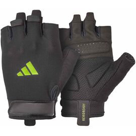 Перчатки для фитнеса Adidas Essential Training Gloves ADGB-15002GN чорний, зелений M (885652025966)