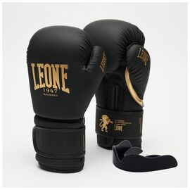 Боксерські рукавички Leone GN059D Black/Gold 14 унцій (GN059D_Bl/Gold_14oz)