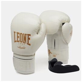 Боксерские перчатки Leone GN059W White/Gold 10 унцій (GN059W_White_10oz)