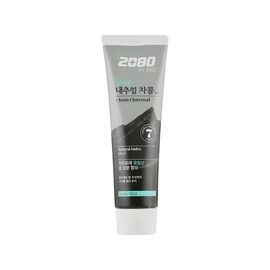 Зубная паста Aekyung 2080 Pure Black Clean Charcoal Fresh Mint 125 г (8801046328903)