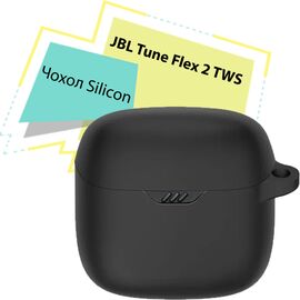 Чехол для наушников BeCover Silicon для JBL Tune Flex 2 TWS Black (713221)