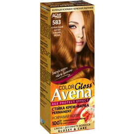Краска для волос Acme Color Avena Gloss Color Стойкая 583 - Карамельный шатен (4823115502629)
