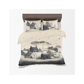 Постельное белье Home Line Домики с птицами, бязь, полуторный (184469)