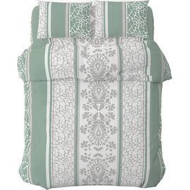 Постельное белье Home Line Мрамор зеленый, бязь, полуторный (156310)