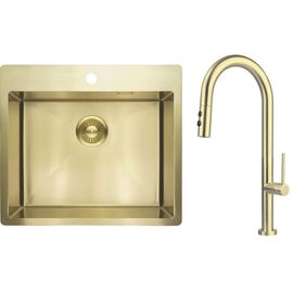 Мийка кухонна Deante Olfato ZPO_R10B + зміш. BQO_R72M (ZPOER10B)